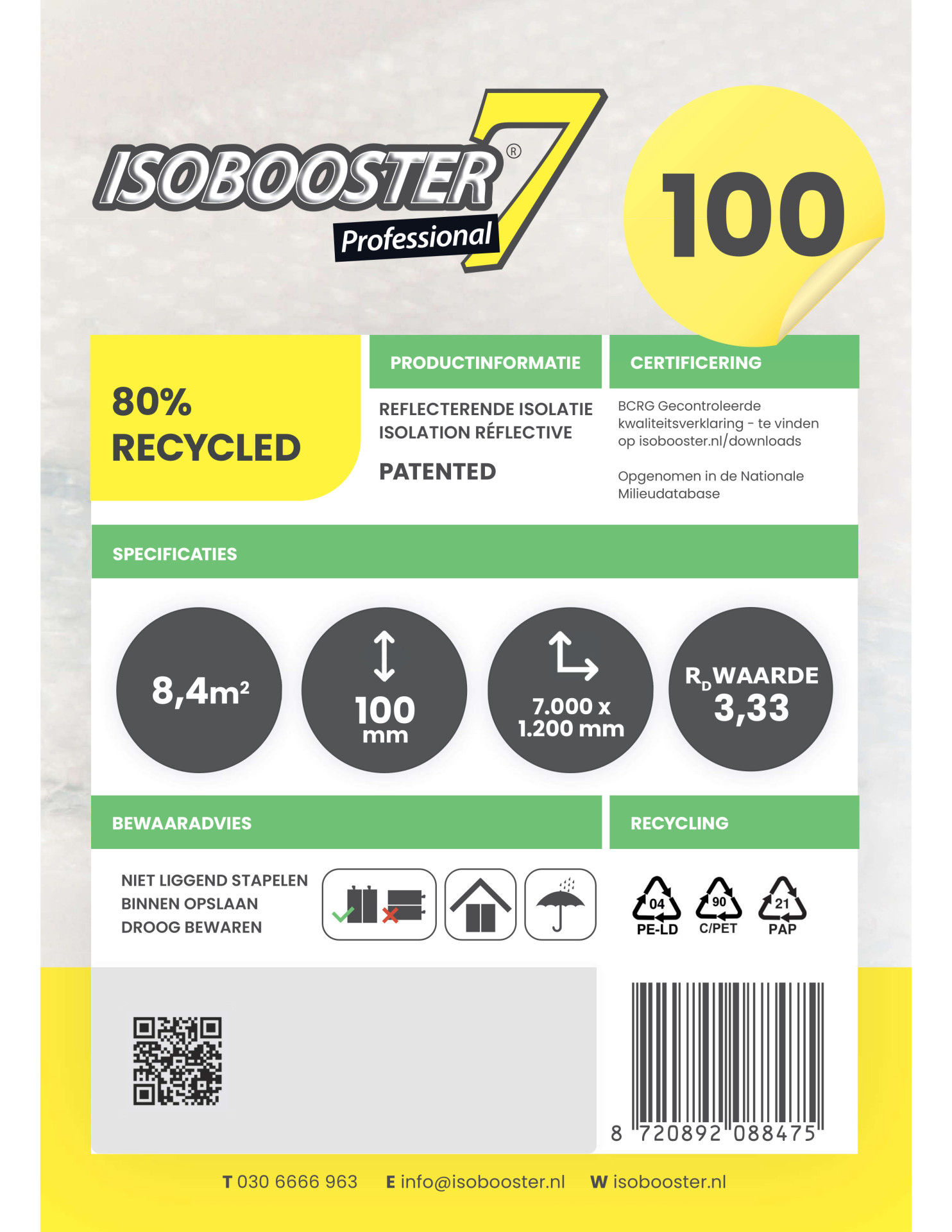 Isobooster Professional 100 - Afbeelding 2